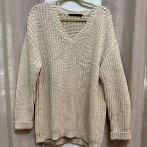 Jenni kayne cotton cabin V-Neck Sweater